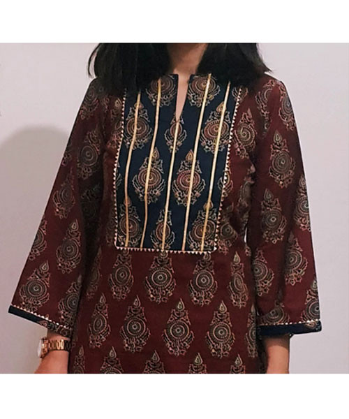 Short Shirt + Farshi Salwar